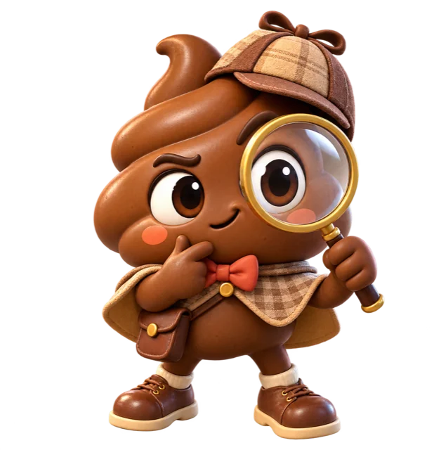Detective con lupa y gorra de investigador